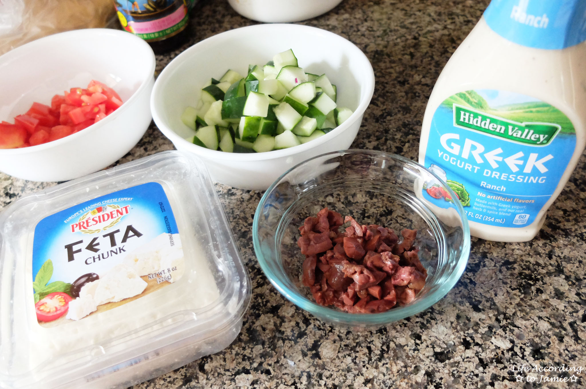 Greek Orzo Salad Toppings Life According to Jamie